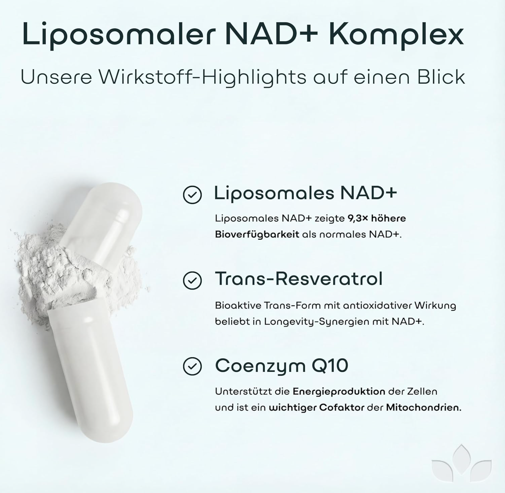 Premium NAD+ 1200MG Komplex