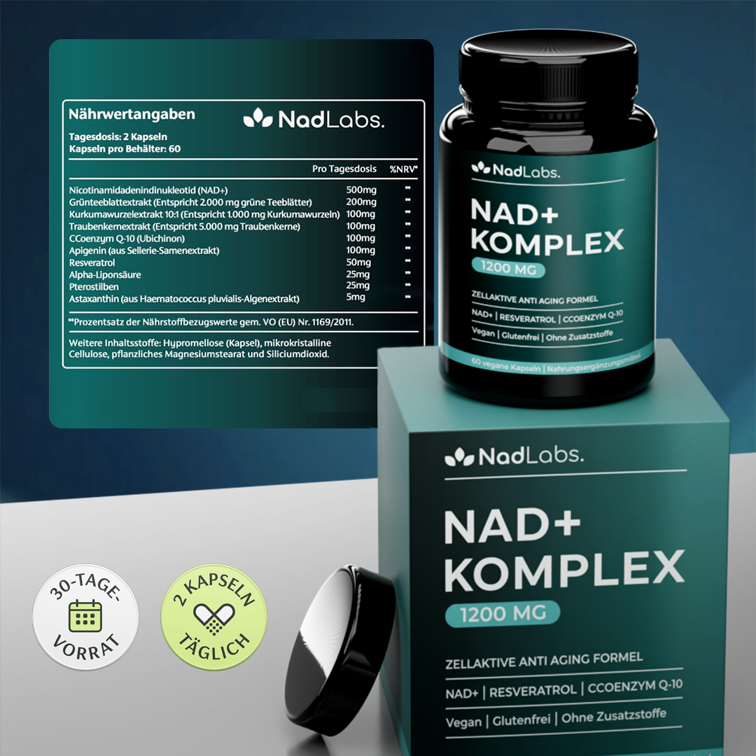 Premium NAD+ 1200MG Komplex