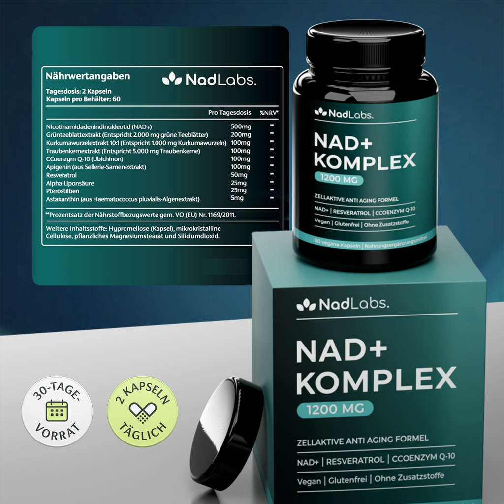 Premium NAD+ 1200MG Komplex